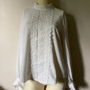 ZARA Large Bohemian top